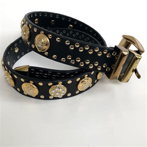 are versace belts adjustable|versace vintage belt.